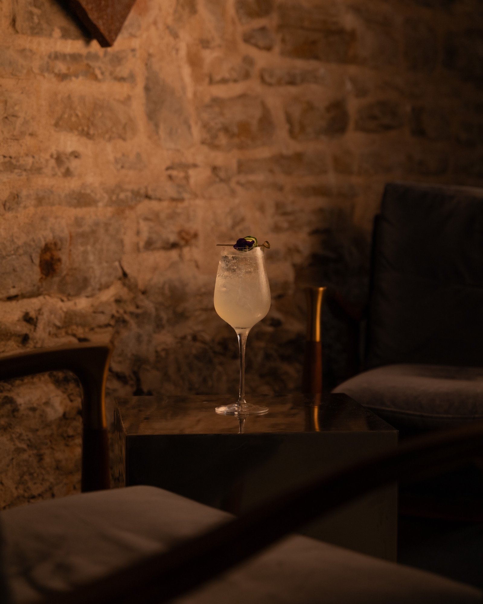 A floral house spritz at Moods Leeds